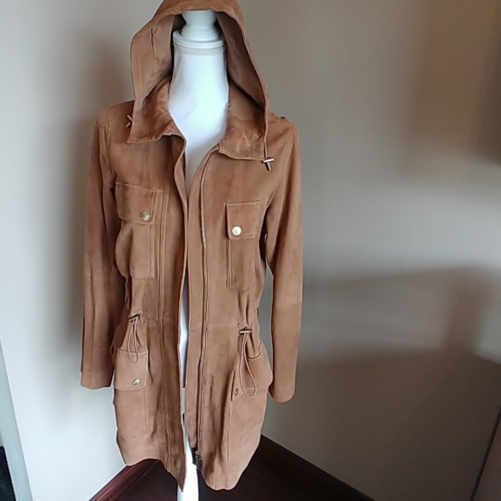 Michael Kors Suede Anorak